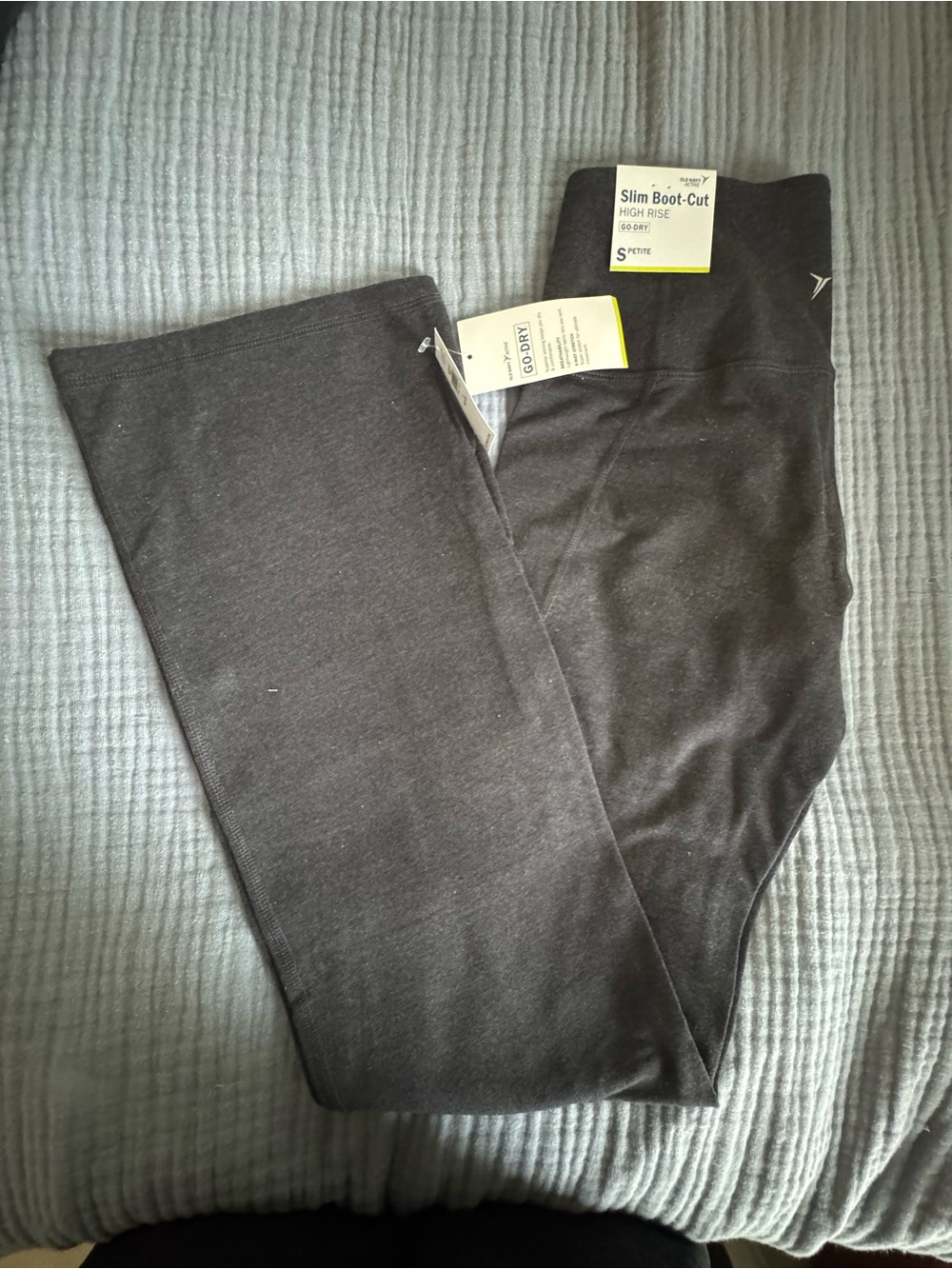 Old Navy Active Charcoal Slim Bootcut Pants Small Petite NWT